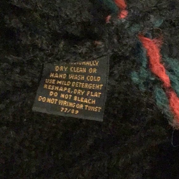 EDDIE BAUER women’s heavy wool sweater, VNeck, M/M black - Picture 11 of 11